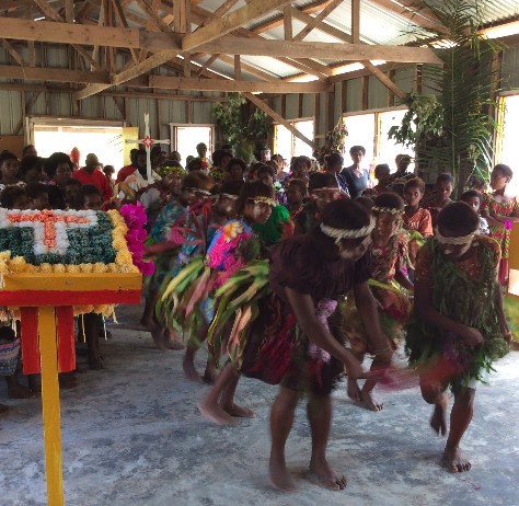 A church in Papua New Guinea