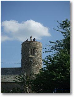 people on tower
